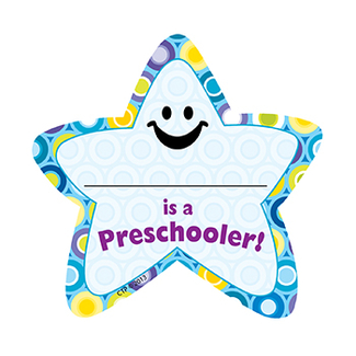 Picture of Im a preschooler star badges