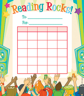 Picture of Reading rocks student incentive  charts