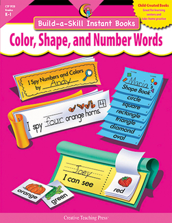 Picture of Color shape & number words build-a-  skill instant books