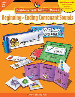 Picture of Beginning & ending consonant sounds  build-a-skill instant books