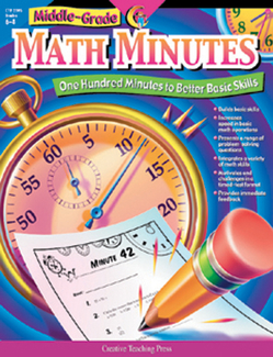 Picture of Middle-gr math minutes gr 6-8