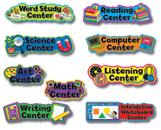 Picture of Pp learning center signs mini bb  set