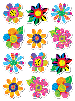 Picture of Poppin patterns spring flowers  stickers