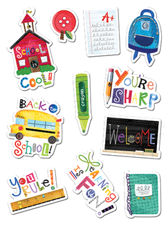 Picture of School time stickers