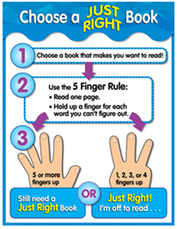 Picture of Choose a just right book chart  gr 1-3