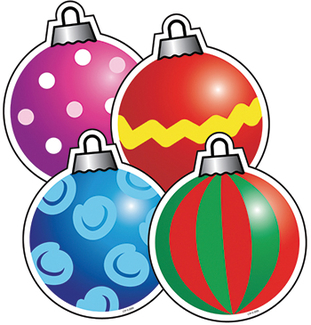 Picture of Holiday ornaments cut outs