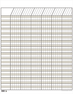 Picture of Chart incentive vertical white  22 x 28