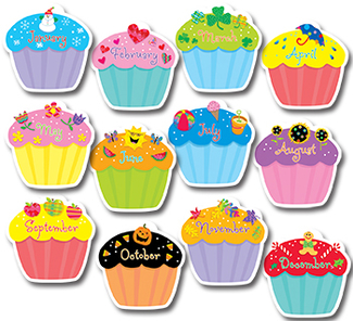 Picture of Cupcakes jumbo cut outs