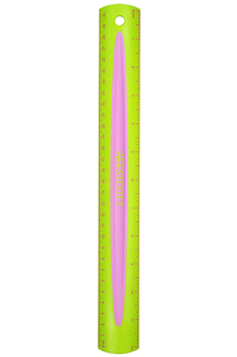 Picture of Microban 12in kids soft touch ruler
