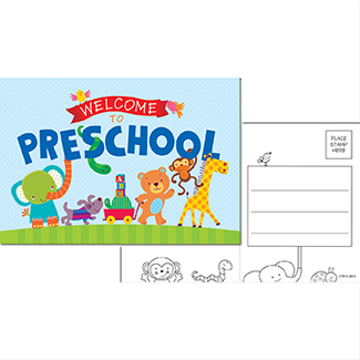 Picture of Welcome to preschool postcards