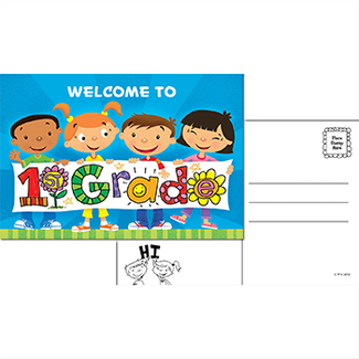 Picture of Welcome to 1st grade postcards