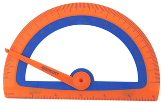 Picture of Microban kids soft touch protractor