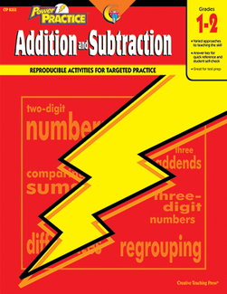 Picture of Addition & subtraction 1-2 math  power practice