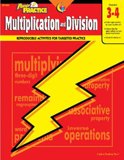 Picture of Multiplicatin & division 3-4 math  power practice