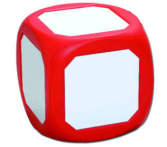 Picture of Magnetic write-on wipe-off die red