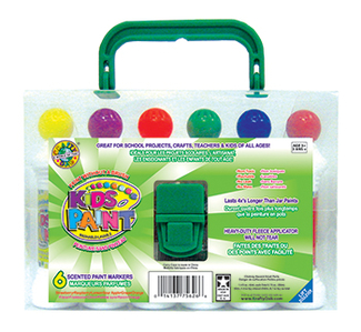 Picture of Crafty dab paint 6 pk w/carrying  case