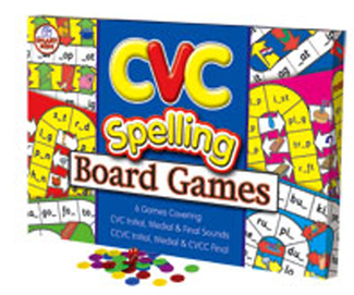 Picture of Cvc spelling board games