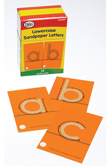 Picture of Tactile sandpaper lowercase letters
