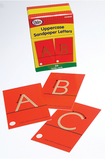 Picture of Tactile sandpaper uppercase letters