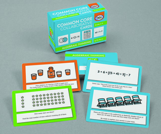 Picture of Algebra common core collaborative  cards