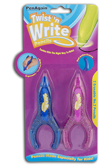 Picture of Twist n write pencil 2/pk carded