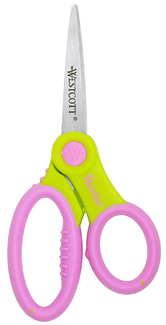 Picture of Microban 5in ultra soft handle  scissor pointed