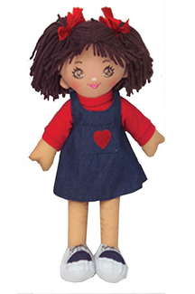 Picture of 19 soft cuddly doll hispanic girl