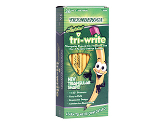 Picture of Laddie tri write 36ct intermediate  pencils without eraser