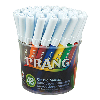 Picture of Prang art markers washable 48  colors