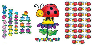 Picture of Ladybugs bulletin board set