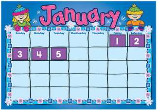 Picture of D j  kids calendar kit bb set