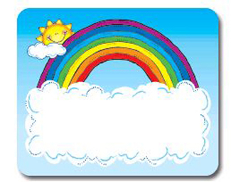 Picture of Name tags sun n rainbow