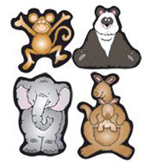 Picture of Zoo friends shape stickers