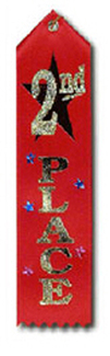 Picture of Award ribbon 2nd 6-pk