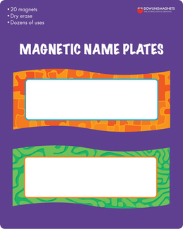 Picture of Magnetic name plates 20 pcs