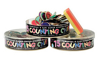 Picture of Counting chips 75 and block magnet