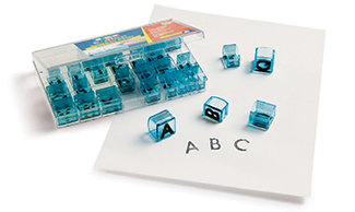 Picture of See & stamp uppercase letters