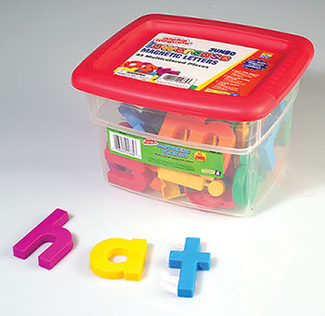 Picture of Alphamagnets jumbo lowercase 42 pcs  multicolored