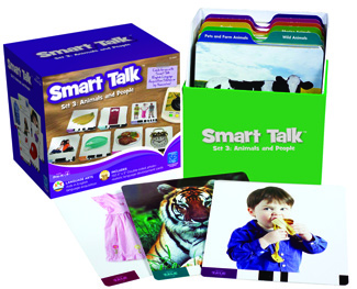 Picture of Smart talk card set set 3 animals &  people