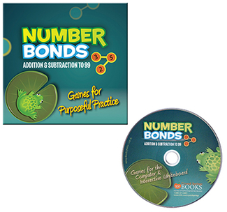 Picture of Number bonds addition & subtraction  to 99 cd rom