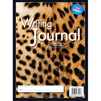 Picture of Writing journal leopard 3/8 ruling  grades 4 & up