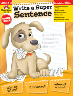 Picture of Write a super sentence gr 1-3