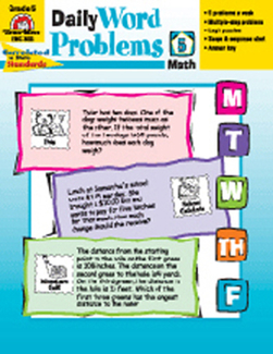 Picture of Daily word problems gr 5