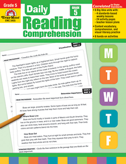 Picture of Daily reading comprehension gr 5