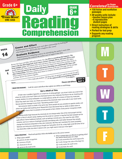 Picture of Daily reading comprehension gr 6