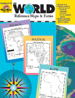Picture of The world reference maps & forms  gr 3-6