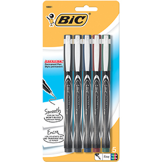 Picture of Bic intensity marker pen assorted 5  colors
