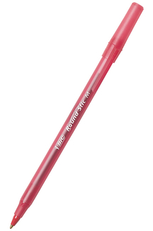 Picture of Bic stick pens medium red 12/pk