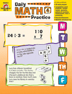 Picture of Daily math practice gr 4
