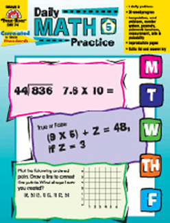 Picture of Daily math practice gr 5